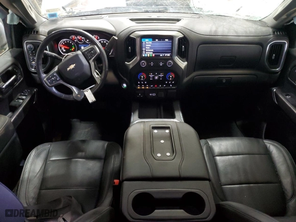 2019 Chevrolet Silverado 1500 LTZ with VIN 1GCRYGED2KZ183548, listed as a Copart auction lot 52068335 with 63,379 mi miles and Salvage Title. Bid and sale history available at carsss.com. Image 8.