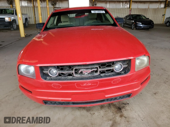 2007 Ford Mustang Deluxe with VIN 1ZVHT80N175317090, listed as a Copart auction lot 56140915 with 182,018 mi miles and Salvage title. Bid and sale history available at DreamBid. Image 5.