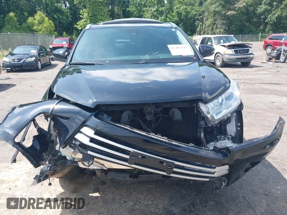 2017 Toyota Highlander XLE with VIN 5TDKZRFHXHS509618, listed as a IAAI auction lot 42407847 with 74,216 mi miles and . Bid and sale history available at DreamBid. Image 13.