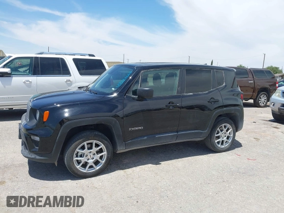 2023 Jeep Renegade Latitude with VIN ZACNJDB17PPP70052, listed as a IAAI auction lot 42223663 with 27,606 mi miles and . Bid and sale history available at DreamBid. Image 14.