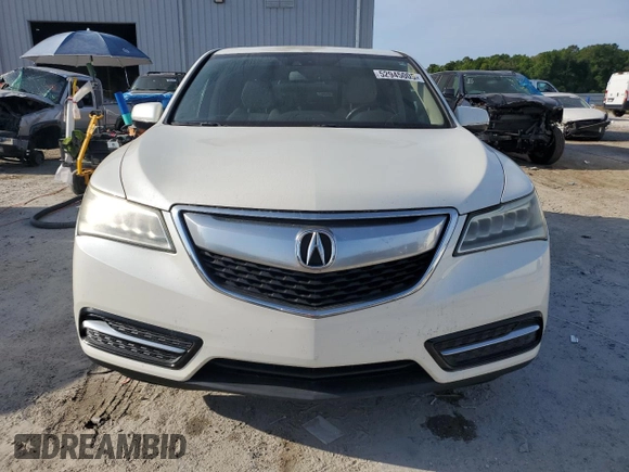 2014 Acura MDX Tech Pkg with VIN 5FRYD3H42EB009760, listed as a Copart auction lot 52945005 with 209,078 mi miles and Salvage Title. Bid and sale history available at carsss.com. Image 5.
