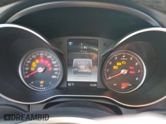 2017 Mercedes-Benz C C 300 with VIN 55SWF4JBXHU231791, listed as a Copart auction lot 44500945 with 108,324 mi miles and Salvage Title. Bid and sale history available at carsss.com. Image 9.