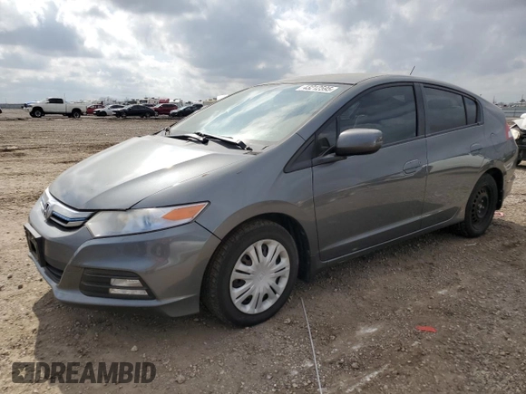 2012 Honda Insight LX with VIN JHMZE2H54CS003690, listed as a Copart auction lot 43212595 with 172,084 mi miles and Salvage title. Bid and sale history available at DreamBid. Image 1.