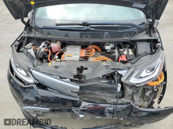 2018 Chevrolet Bolt EV Premier with VIN 1G1FX6S09J4122445, listed as a Copart auction lot 55230635 with 33,569 mi miles and Salvage title. Bid and sale history available at DreamBid. Image 12.