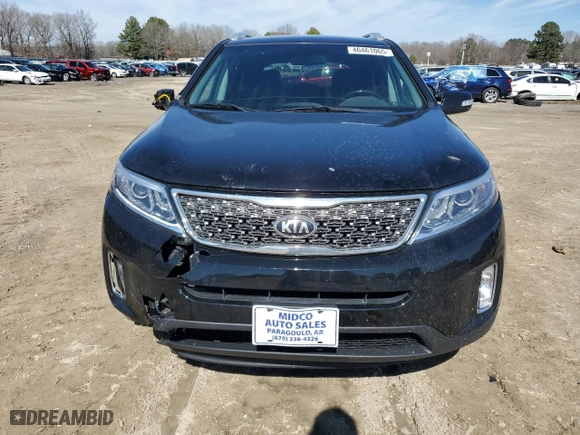 2014 Kia Sorento LX with VIN 5XYKT3A62EG504362, listed as a Copart auction lot 46461065 with 137,495 mi miles and Clean Title. Bid and sale history available at carsss.com. Image 5.