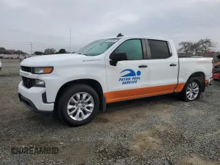 2022 Chevrolet Silverado 1500 Custom with VIN 3GCPWBEK9NG173246, listed as a Copart auction lot 49134355 with 66,452 mi miles and Salvage Title. Bid and sale history available at DreamBid. Image 1.