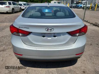 2015 Hyundai Elantra SE with VIN 5NPDH4AE8FH558895, listed as a Copart auction lot 63580425 with 106,504 mi miles and Salvage title. Bid and sale history available at DreamBid. Image 6.