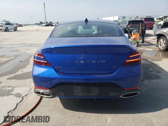 2022 Genesis G70 3.3T z VIN KMTG54TE5NU097454, wystawiony jako Copart lot #66699384 z przebiegiem 29 074 mil mil oraz Szkody całkowita. Historia ofert i sprzedaży dostępna na DreamBid. Obrazek 6.