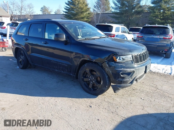 2018 Jeep Grand Cherokee Laredo E with VIN 1C4RJFAGXJC375588, listed as a IAAI auction lot 41406344 with 69,989 mi miles. Bid and sale history available at carsss.com. Image 1.