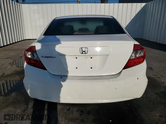 2012 Honda Civic EX with VIN 19XFB2F8XCE102026, listed as a Copart auction lot 52682475 with 140,165 mi miles and Clean Title. Bid and sale history available at DreamBid. Image 6.