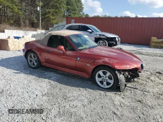 2001 BMW Z3 2.5 z VIN WBACN33401LM03049, wystawiony jako Copart lot #44110745 z przebiegiem 187 968 mil mil oraz Szkody całkowita. Historia ofert i sprzedaży dostępna na DreamBid. Obrazek 4.