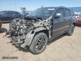 2019 Jeep Grand Cherokee Trailhawk with VIN 1C4RJFLT2KC825858, listed as a Copart auction lot 48629733 with 0 mi miles. Bid and sale history available at carsss.com. Image 1.