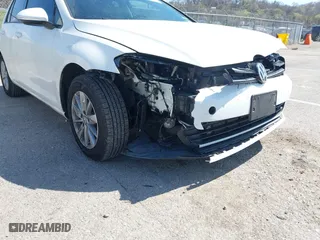 2015 Volkswagen Golf TSI SEL with VIN 3VW217AU9FM010318, listed as a IAAI auction lot 41895333 with 1 mi miles. Bid and sale history available at carsss.com. Image 6.