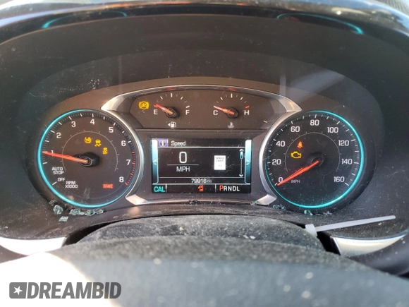 2018 Chevrolet Traverse LT Leather with VIN 1GNEVHKW3JJ190161, listed as a Copart auction lot 38741353 with 79,916 mi miles. Bid and sale history available at carsss.com. Image 9.