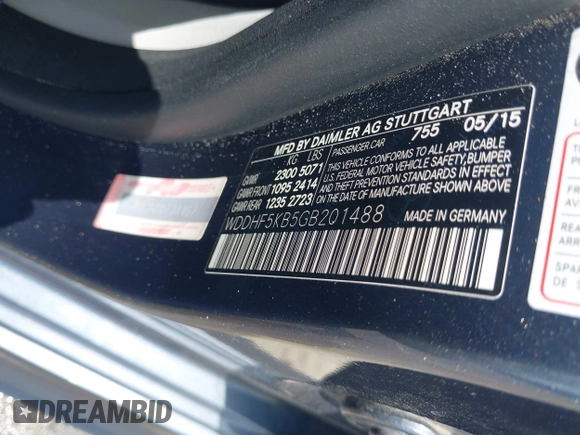 2016 Mercedes-Benz E 350 Sport z VIN WDDHF5KB5GB201488, wystawiony jako IAAI lot #42477574 z przebiegiem 107 279 mil mil oraz . Historia ofert i sprzedaży dostępna na DreamBid. Obrazek 9.