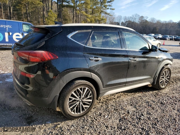 2019 Hyundai Tucson Night with VIN KM8J33AL9KU055365, listed as a Copart auction lot 89280005 with 65,002 mi miles and Salvage Title. Bid and sale history available at carsss.com. Image 3.