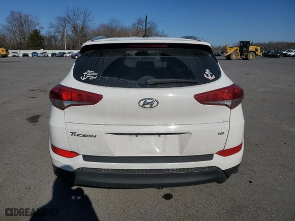 2017 Hyundai Tucson SE with VIN KM8J3CA41HU585301, listed as a Copart auction lot 47549985 with 114,015 mi miles and Salvage Title. Bid and sale history available at carsss.com. Image 6.