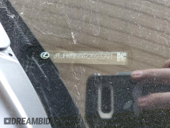 2024 Lexus NX 350h Luxury with VIN JTJHKCEZXR2023791, listed as a Copart auction lot 52683405 with Not provided miles and Salvage title. Bid and sale history available at DreamBid. Image 13.