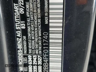 2023 Mercedes-Benz EQE 350+ z VIN W1KEG2BB4PF011740, wystawiony jako Copart lot #53811655 z przebiegiem 31 981 mil mil oraz Szkoda całkowita • Salvage title. Historia ofert i sprzedaży dostępna na DreamBid. Obrazek 12.