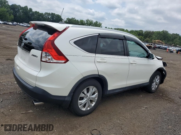 2012 Honda CR-V EX-L with VIN 5J6RM4H70CL071782, listed as a Copart auction lot 63779975 with 129,171 mi miles and Salvage title. Bid and sale history available at DreamBid. Image 3.