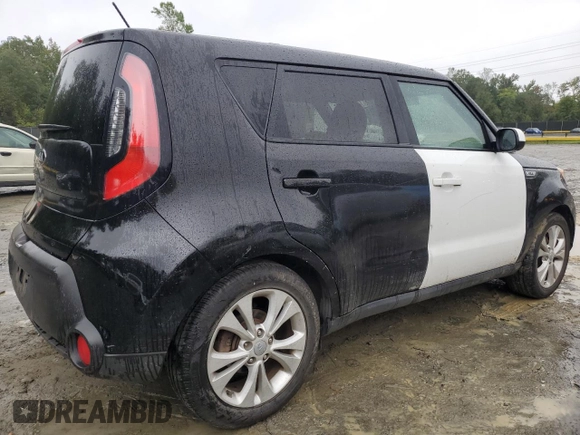 2015 Kia Soul + with VIN KNDJP3A56F7114158, listed as a Copart auction lot 73473894 with 106,358 mi miles and Salvage Title. Bid and sale history available at DreamBid. Image 3.