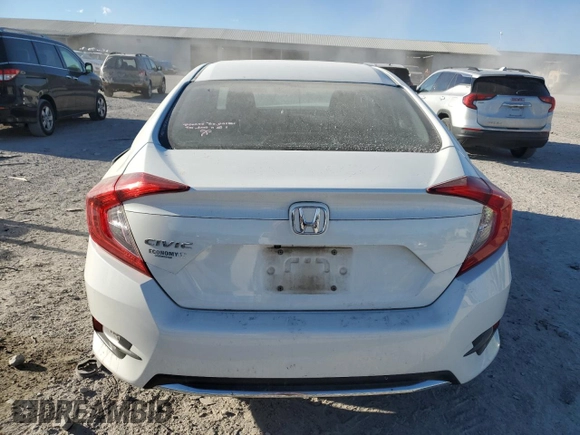 2020 Honda Civic Sedan LX with VIN 19XFC2F62LE004930, listed as a Copart auction lot 46882895 with 136,605 mi miles and Salvage Title. Bid and sale history available at carsss.com. Image 6.