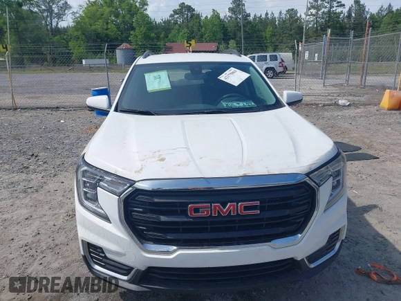2023 GMC Terrain SLE with VIN 3GKALTEG7PL230767, listed as a IAAI auction lot 42175868 with 7,981 mi miles and . Bid and sale history available at carsss.com. Image 12.