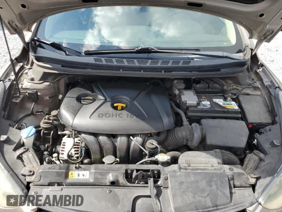 2014 Hyundai Elantra SE with VIN 5NPDH4AE3EH474370, listed as a Copart auction lot 62988025 with 87,653 mi miles and Salvage title. Bid and sale history available at DreamBid. Image 11.
