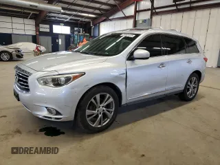 2014 Infiniti QX60 Hybrid with VIN 5N1CL0MM3EC505033, listed as a Copart auction lot 50041515 with 127,047 mi miles and Salvage Title. Bid and sale history available at DreamBid. Image 1.