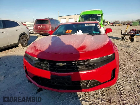 2019 Chevrolet Camaro 1LS with VIN 1G1FB1RX5K0151762, listed as a Copart auction lot 45352415 with 111,410 mi miles and Salvage Title. Bid and sale history available at carsss.com. Image 10.