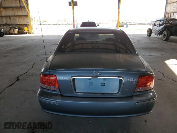 2005 Hyundai Sonata GL with VIN KMHWF25H65A182027, listed as a Copart auction lot 74610884 with 125,978 mi miles and Salvage Title. Bid and sale history available at carsss.com. Image 6.