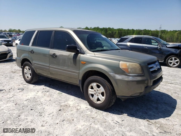 2007 Honda Pilot LX with VIN 5FNYF28107B035305, listed as a Copart auction lot 52303775 with 222,901 mi miles and Clean Title. Bid and sale history available at carsss.com. Image 4.