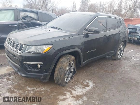 2020 Jeep Compass Limited with VIN 3C4NJDCB1LT146793, listed as a IAAI auction lot 41661239 with 91,148 mi miles and . Bid and sale history available at DreamBid. Image 18.