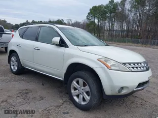 2006 Nissan Murano S with VIN JN8AZ08T56W413003, listed as a IAAI auction lot 41730654 with 167,310 mi miles. Bid and sale history available at carsss.com. Image 1.