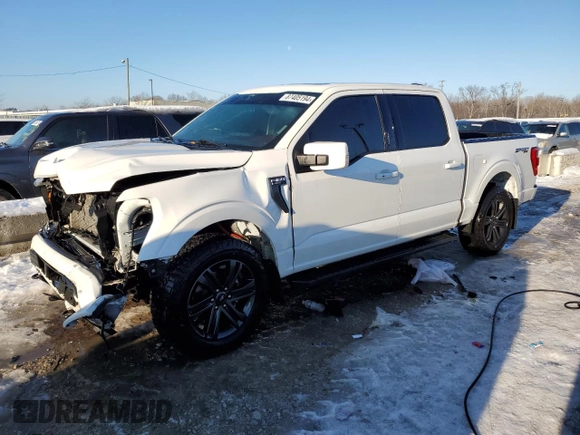 2022 Ford F-150 XL with VIN 1FTEW1EP1NFA04997, listed as a Copart auction lot 87405194 with 66,850 mi miles and Salvage Title. Bid and sale history available at carsss.com. Image 1.