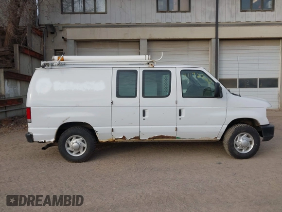 2013 Ford Econoline Cargo Commercial with VIN 1FTNE2EL6DDB01466, listed as a IAAI auction lot 41172240 with 173,124 mi miles and . Bid and sale history available at DreamBid. Image 13.