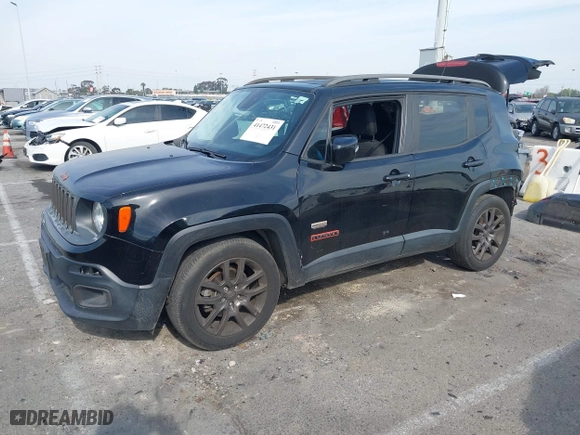 2016 Jeep Renegade Latitude with VIN ZACCJABT8GPD62251, listed as a IAAI auction lot 41472431 with 117,947 mi miles. Bid and sale history available at carsss.com. Image 17.