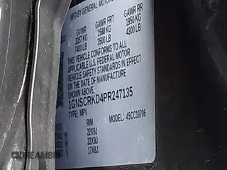 2023 Chevrolet Tahoe RST с VIN 1GNSCRKD4PR247135, выставлен на аукционе IAAI как лот 42397466 с пробегом 50 412 миль миль и . История ставок и продаж доступна на DreamBid. Изображение 9.