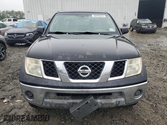 2005 Nissan Frontier LE with VIN 1N6AD07W05C445604, listed as a Copart auction lot 60499225 with 206,803 mi miles and Clean title. Bid and sale history available at DreamBid. Image 5.