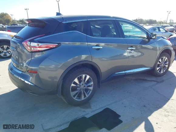 2017 Nissan Murano SL with VIN 5N1AZ2MG0HN139102, listed as a IAAI auction lot 41305044 with 107,869 mi miles. Bid and sale history available at carsss.com. Image 4.