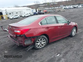 2017 Subaru Legacy with VIN 4S3BNAB63H3044697, listed as a IAAI auction lot 41957611 with 95,927 mi miles. Bid and sale history available at carsss.com. Image 4.