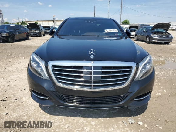 2015 Mercedes-Benz S 550 with VIN WDDUG8FB2FA110951, listed as a Copart auction lot 61724525 with 124,173 mi miles and Salvage title. Bid and sale history available at DreamBid. Image 5.