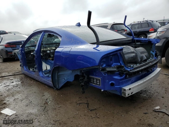 2022 Dodge Charger Scat Pack Widebody with VIN 2C3CDXGJ7NH210739, listed as a Copart auction lot 48682994 with 0 mi miles and Salvage Title. Bid and sale history available at carsss.com. Image 2.