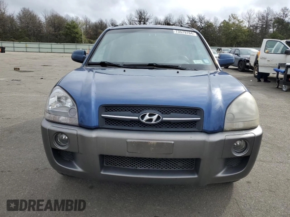 2005 Hyundai Tucson GLS with VIN KM8JN12D75U136620, listed as a Copart auction lot 73579764 with 63,305 mi miles and Salvage Title. Bid and sale history available at carsss.com. Image 5.