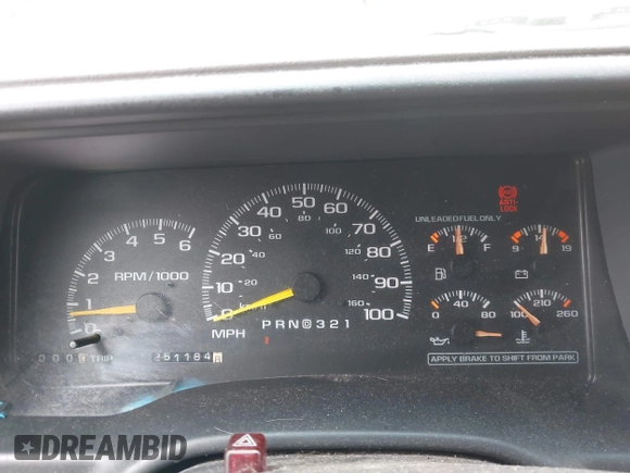 1999 Chevrolet Tahoe Z71 z VIN 1GNEK13R9XJ515820, wystawiony jako IAAI lot #42004125 z przebiegiem 251 184 mil mil oraz . Historia ofert i sprzedaży dostępna na DreamBid. Obrazek 7.