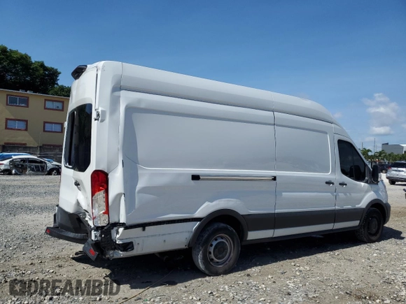2021 Ford Transit Cargo with VIN 1FTBR3X83MKA58920, listed as a Copart auction lot 59946095 with 65,655 mi miles and Salvage title. Bid and sale history available at DreamBid. Image 3.