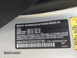2015 BMW 4 Series 428i z VIN WBA3N3C55FK233180, wystawiony jako IAAI lot #42222285 z przebiegiem 190 073 mil mil oraz . Historia ofert i sprzedaży dostępna na DreamBid. Obrazek 9.