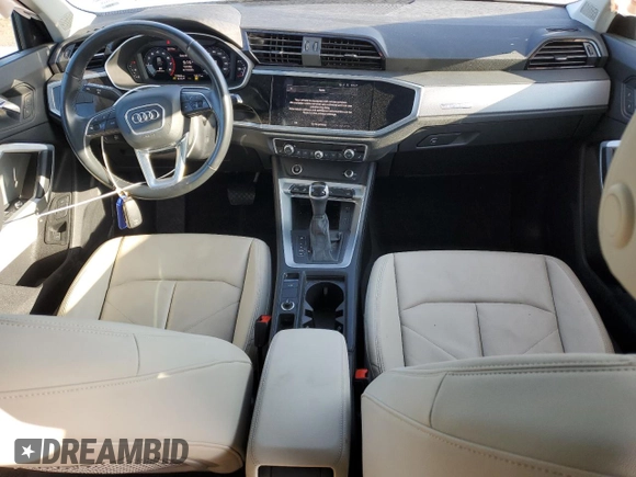 2022 Audi Q3 Premium with VIN WA1AUCF31N1001715, listed as a Copart auction lot 51365625 with 27,666 mi miles and Non repairable. Bid and sale history available at DreamBid. Image 8.