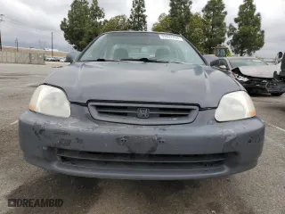 1996 Honda Civic EX with VIN 1HGEJ8146TL091427, listed as a Copart auction lot 53537235 with 132,490 mi miles and Salvage Title. Bid and sale history available at carsss.com. Image 5.