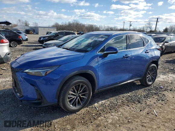 2023 Lexus NX with VIN 2T2GGCEZ8PC016798, listed as a Copart auction lot 41702775 with 5,089 mi miles and Salvage Title. Bid and sale history available at carsss.com. Image 1.